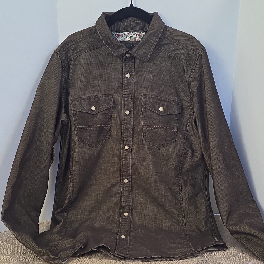 Prana Corduroy Long Sleeved Shirt!